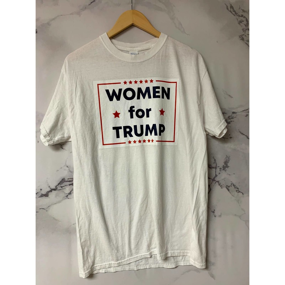 ❤️💙 Women for Trump Trumpy Trumpette T-shirt L politics statement Piece